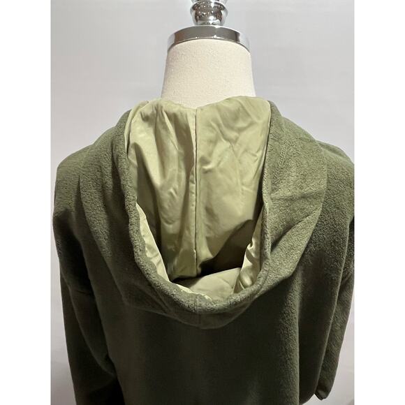 Vintage Warner Bros 2001 Looney Tunes Tweety Bird Quarter Zip Pullover Hoodie XL - Picture 10 of 11